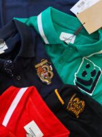 BURBERRY KIDS POLO T-SHIRTS