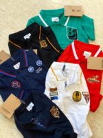BURBERRY KIDS POLO T-SHIRTS