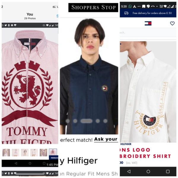 TOMMY HIGH END IMPORTED MEN'S SHIRTS