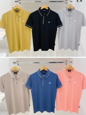 ARMANI PREMIUM LYCRA POLO T-SHIRTS