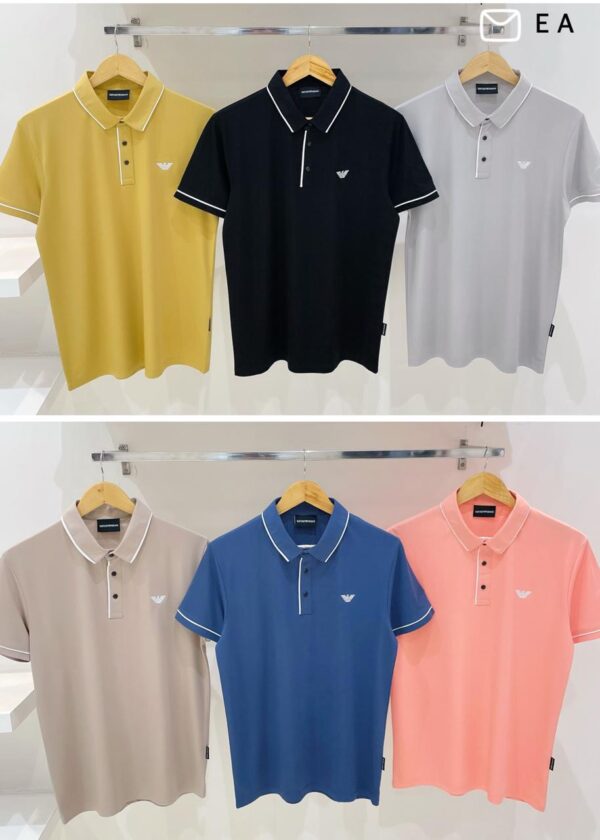 ARMANI PREMIUM LYCRA POLO T-SHIRTS