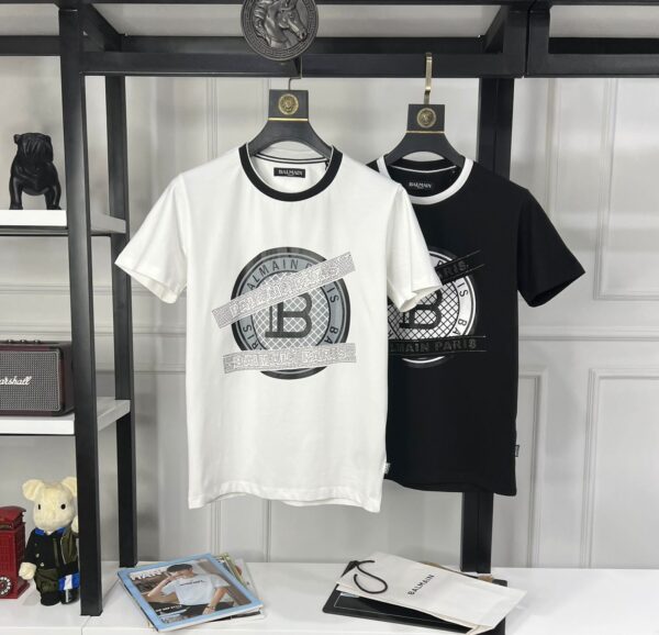 BALMAIN PREMIUM LYCRA T-SHIRTS