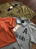 ARMANI PREMIUM LYCRA POLO T-SHIRTS