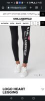 KARL EXCLUSIVE ACTIVE WEAR SPORTS LEGGINGS