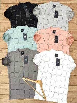 ARMANI KNITWEAR POLO T-SHIRTS