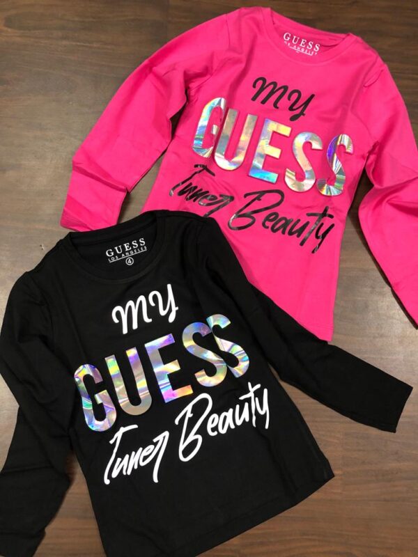GUESS  FULL SLEEVES T-SHIRTS FOR GIRLS