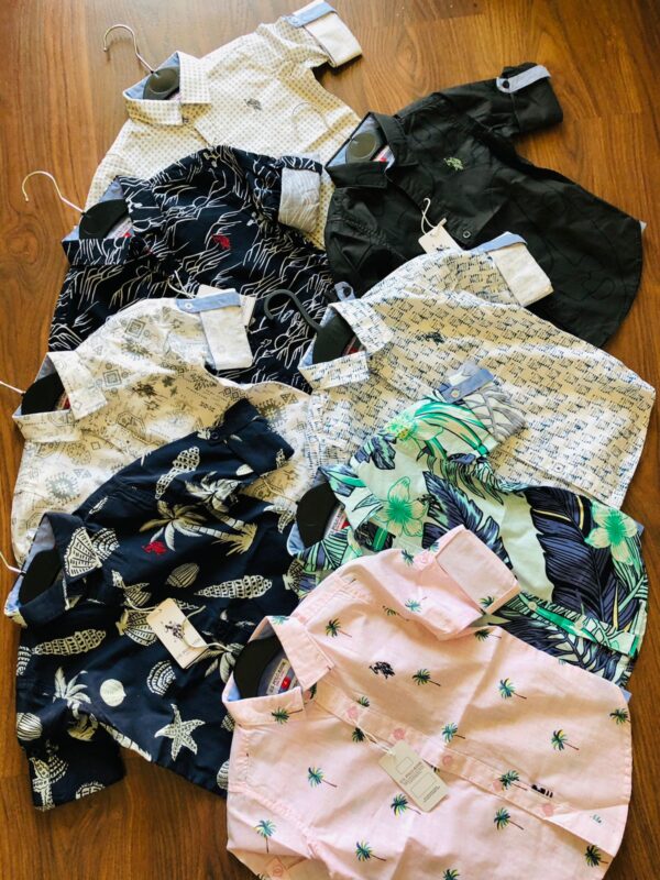 US POLO PRINTED SHIRTS FOR BOYS