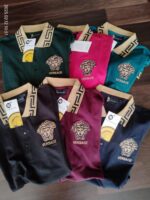 VERSACE PREMIUM COLLAR T-SHIRT