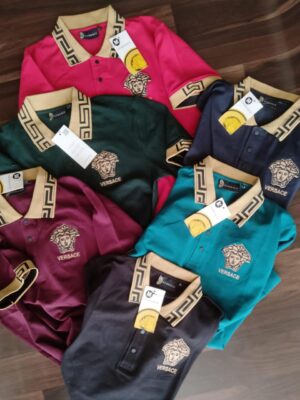 VERSACE PREMIUM COLLAR T-SHIRT