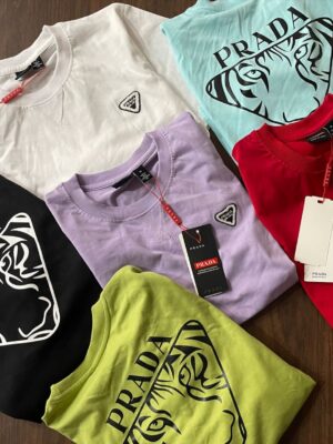 PRADA SUPERIOR OFF SHOULDER T-SHIRT