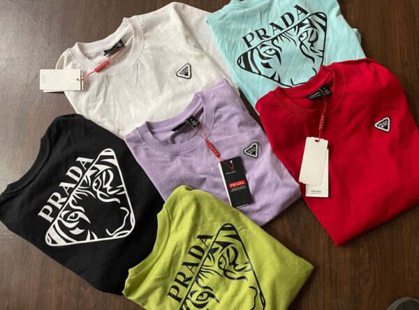 PRADA SUPERIOR OFF SHOULDER T-SHIRT