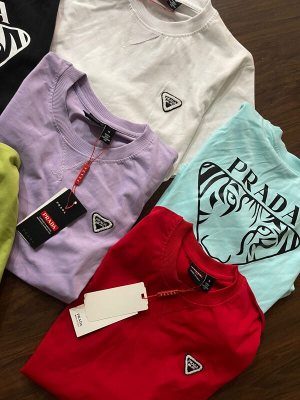 PRADA SUPERIOR OFF SHOULDER T-SHIRT