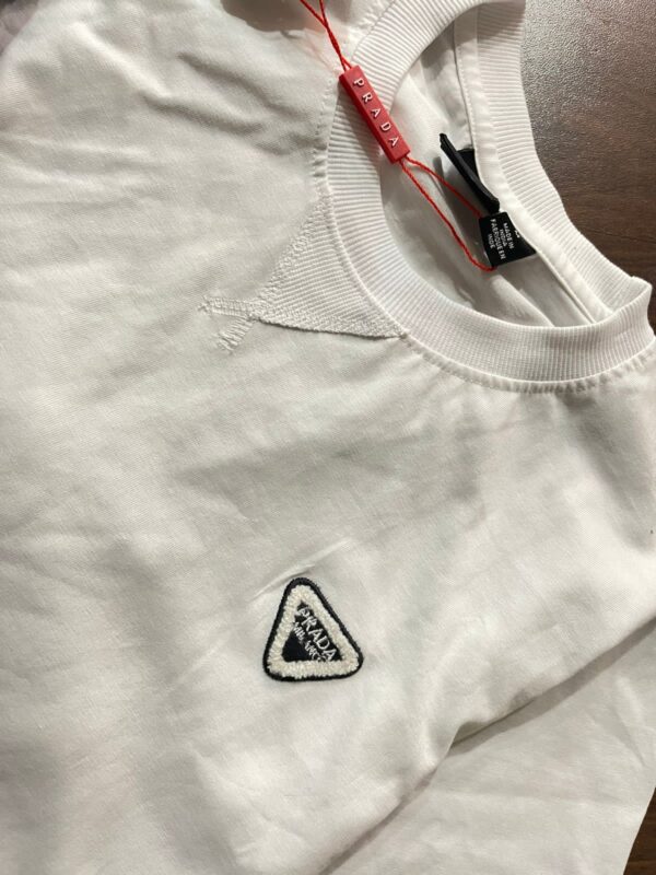 PRADA SUPERIOR OFF SHOULDER T-SHIRT