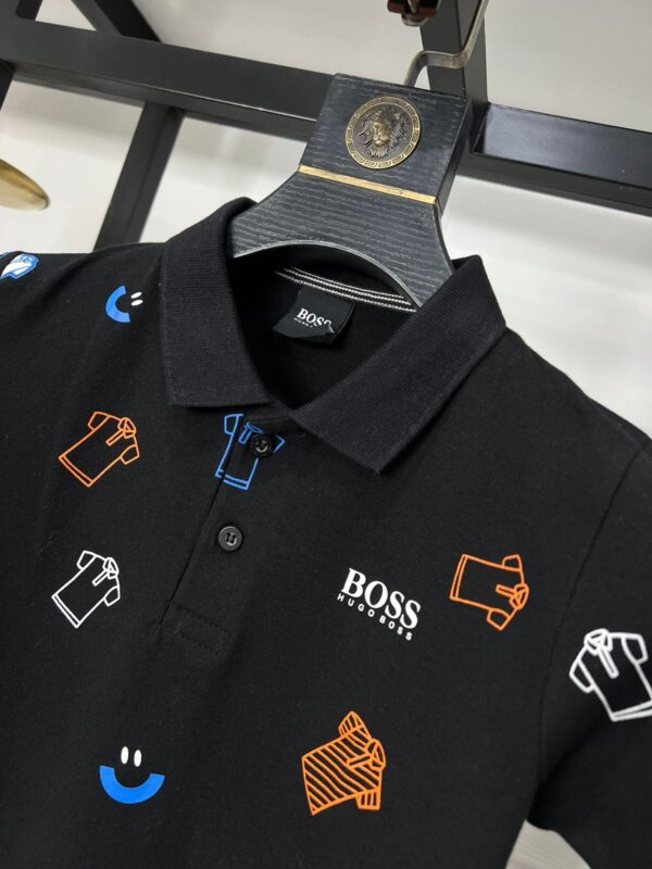 HUGO BOSS BOYS COLLAR T-SHIRT