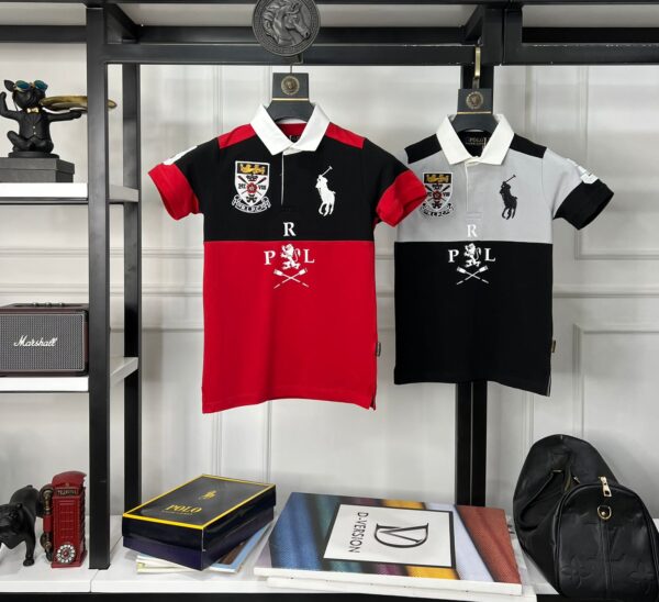 RALPH BOYS COLLAR T-SHIRTS