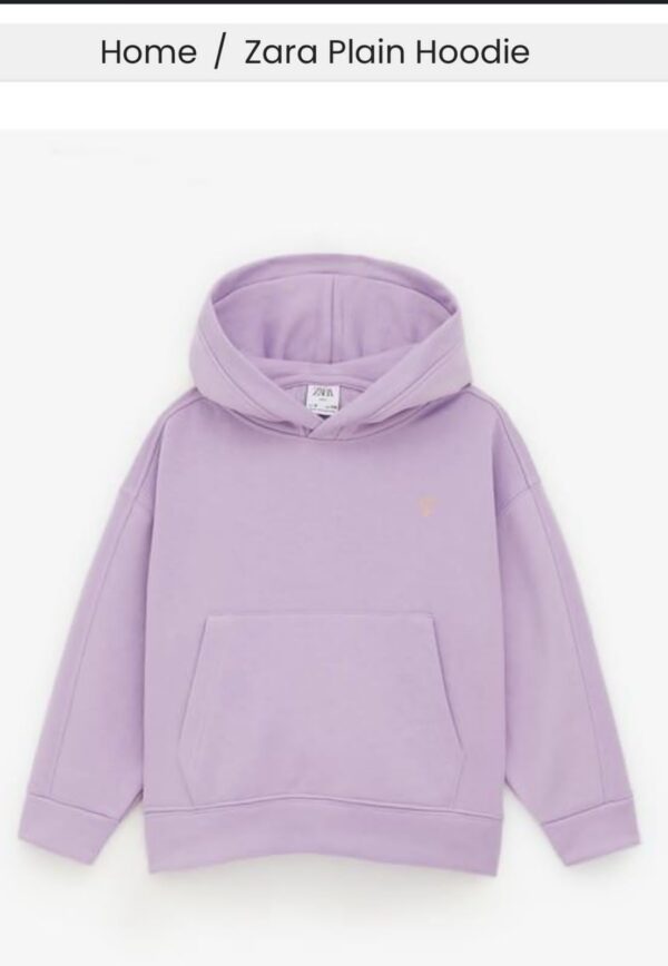 ZARA PLAIN HOODIES SWEATSHIRTS FOR MEN'S