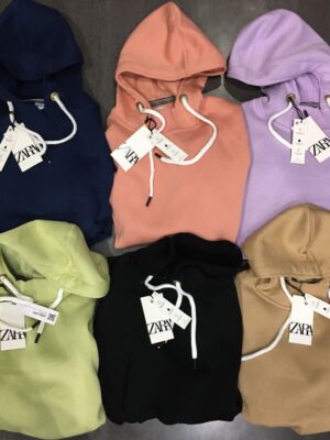 ZARA PLAIN HOODIES SWEATSHIRTS FOR MEN'S