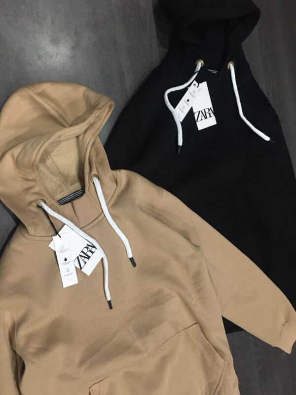 ZARA PLAIN HOODIES SWEATSHIRTS FOR MEN'S