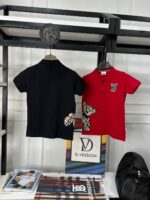 BURBERRY BOYS COLLAR T-SHIRTS