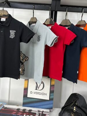 BURBERRY BOYS COLLAR T-SHIRTS
