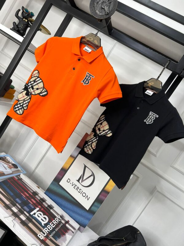 BURBERRY BOYS COLLAR T-SHIRTS