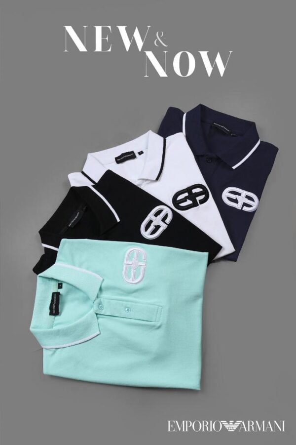 ARMANI PREMIUM COTTON LYCRA POLOS T-SHIRTS