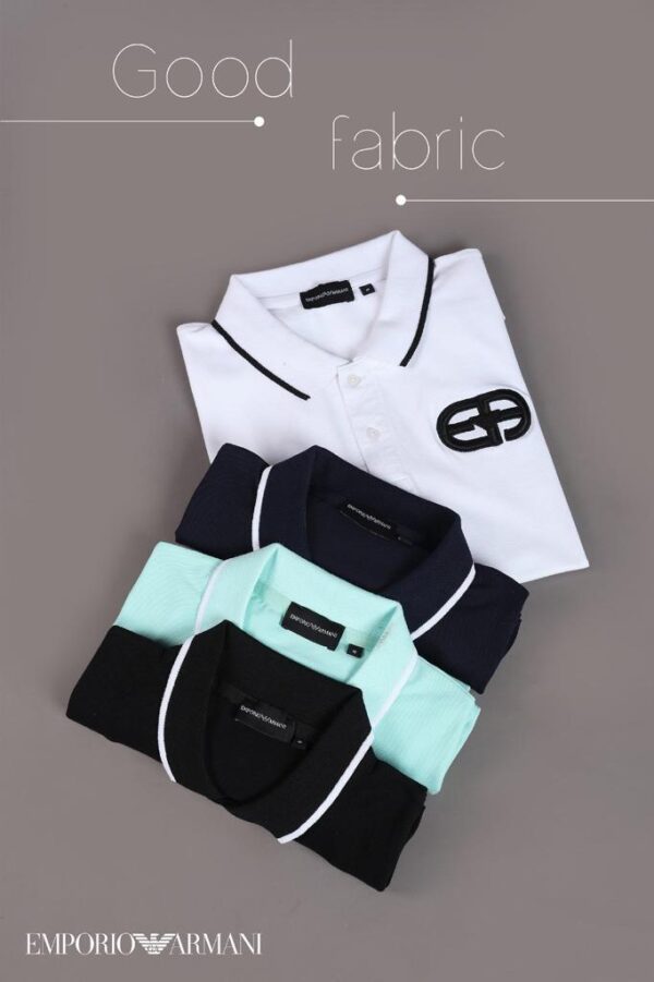 ARMANI PREMIUM COTTON LYCRA POLOS T-SHIRTS