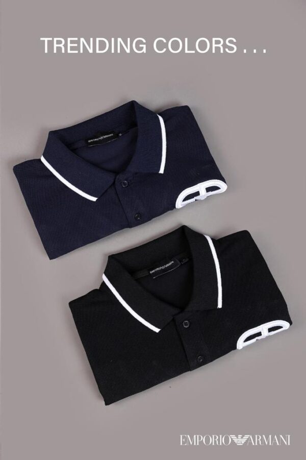 ARMANI PREMIUM COTTON LYCRA POLOS T-SHIRTS