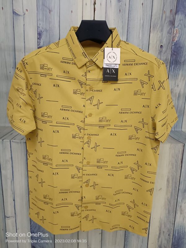 ARMANI PRINTED SHIRTS FOR MEN'S