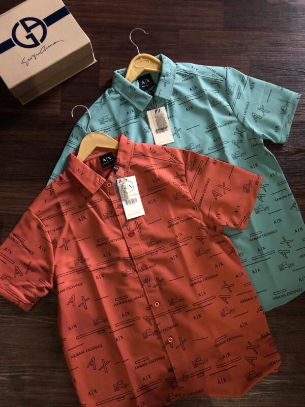 ARMANI PRINTED SHIRTS FOR MEN'S