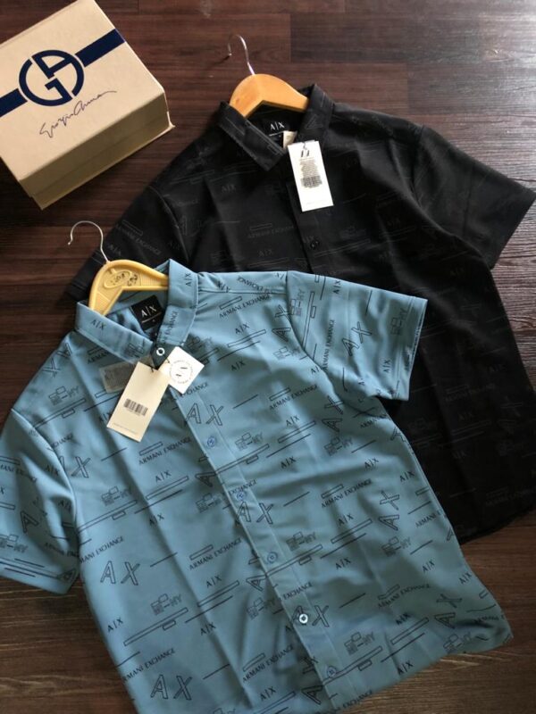 ARMANI PRINTED SHIRTS FOR MEN'S