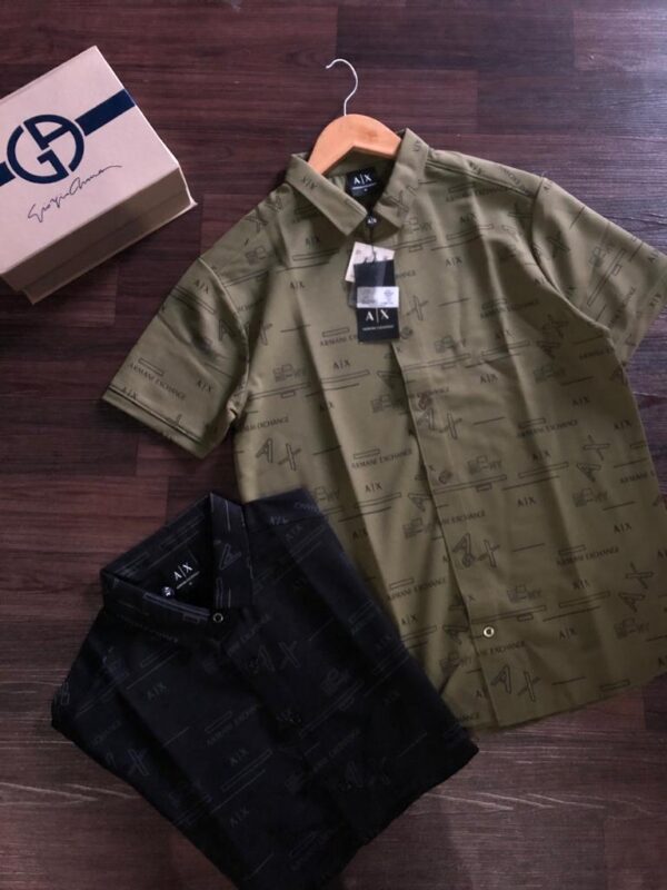 ARMANI PRINTED SHIRTS FOR MEN'S