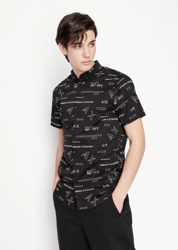 ARMANI PRINTED SHIRTS FOR MEN'S