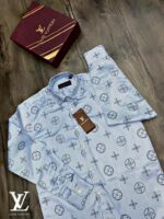 LOUIS VUITTON DESIGNER SATIN SHIRTS