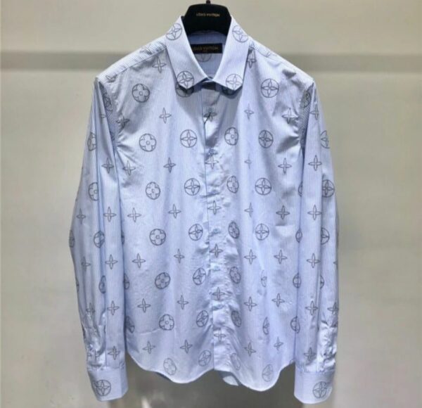 LOUIS VUITTON DESIGNER SATIN SHIRTS