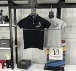 KARL BOYS LYCRA COLLAR T-SHIRT