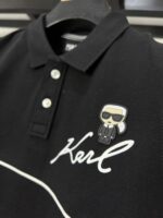 KARL BOYS LYCRA COLLAR T-SHIRT