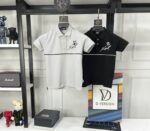 KARL BOYS LYCRA COLLAR T-SHIRT