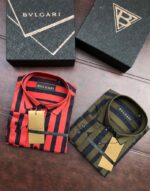 BVLGARI EXCLUSIVE COTTON SHIRTS
