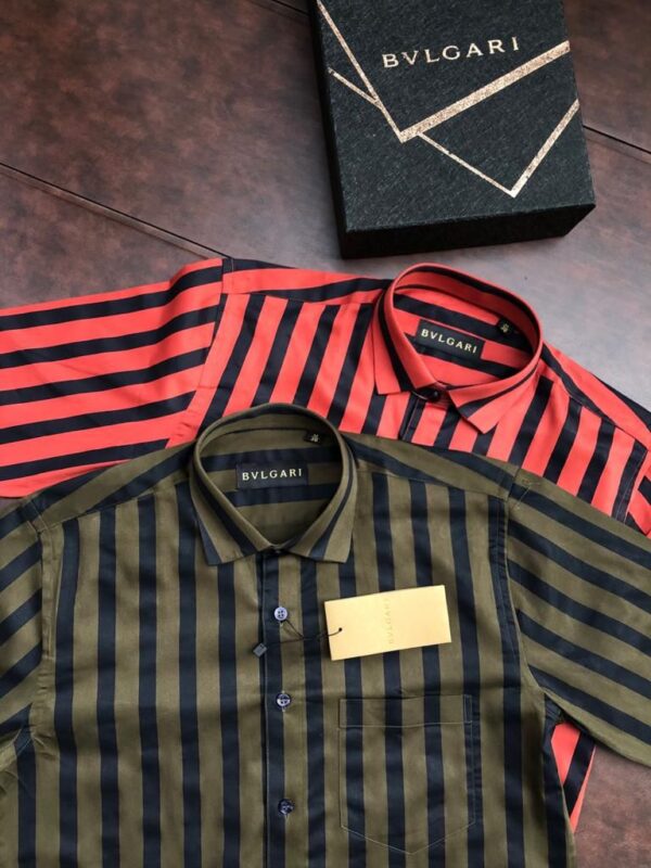 BVLGARI EXCLUSIVE COTTON SHIRTS