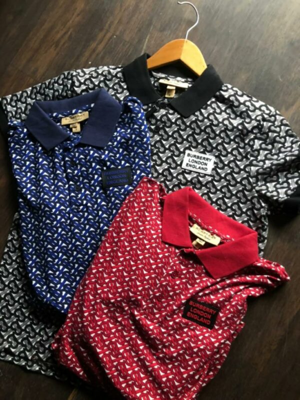 BURBERRY IMPORTED POLO T-SHIRTS