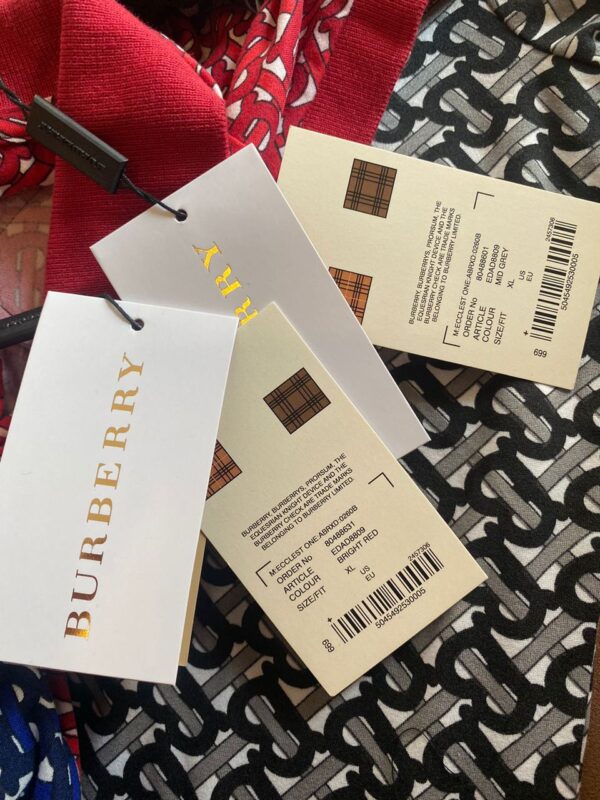 BURBERRY IMPORTED POLO T-SHIRTS