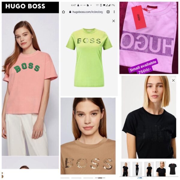 HUGO BOSS LADIES T-SHIRTS