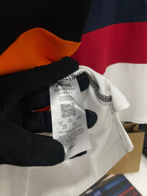 BURBERRY BOYS COLLAR T-SHIRT