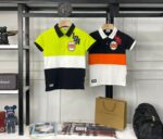 BURBERRY BOYS COLLAR T-SHIRT