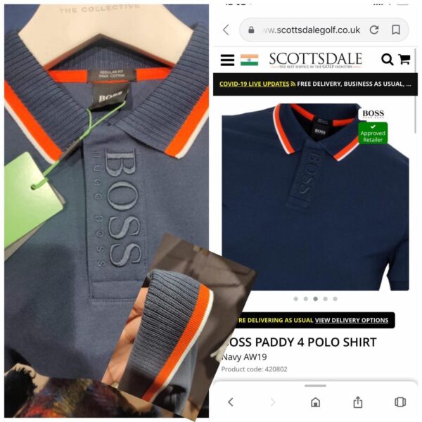 HUGO BOSS IMPORTED  POLO FOR KIDS