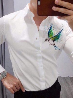 DIOR DESIGNER SATIN SHIRTS