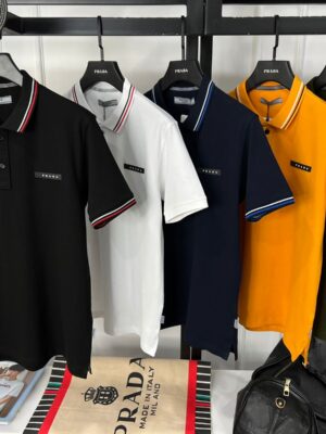 PRADA SUPERIOR POLO T-SHIRTS