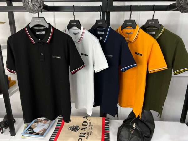 PRADA SUPERIOR POLO T-SHIRTS