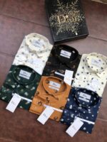 DIOR PRINTED SHIRTS FOR MEN'S